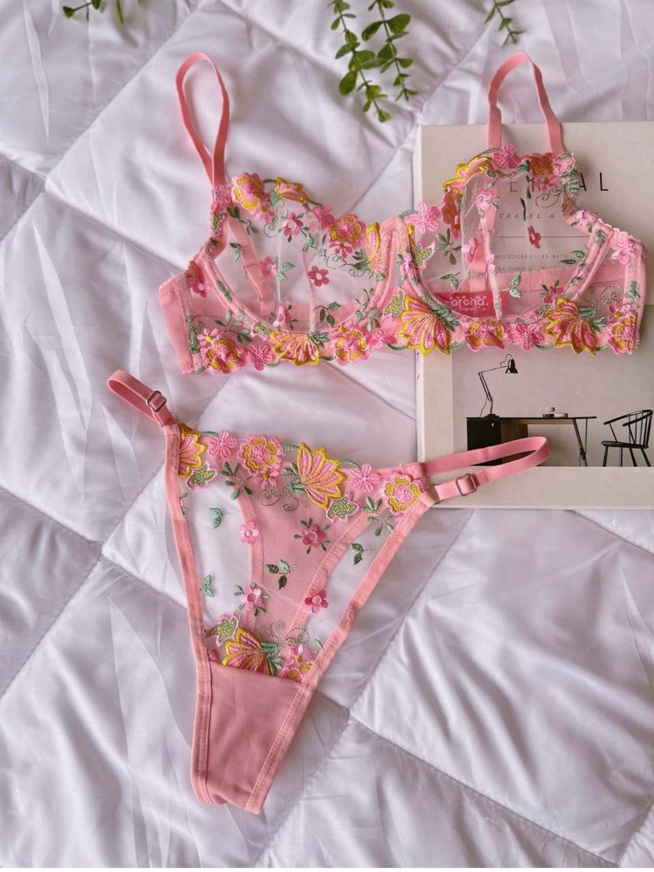 Pembe Barbie Brode Takım - 3