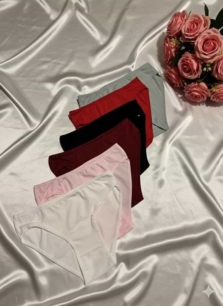 Karışık Renkli Günlük Pamuklu Külot 6'lı Paket